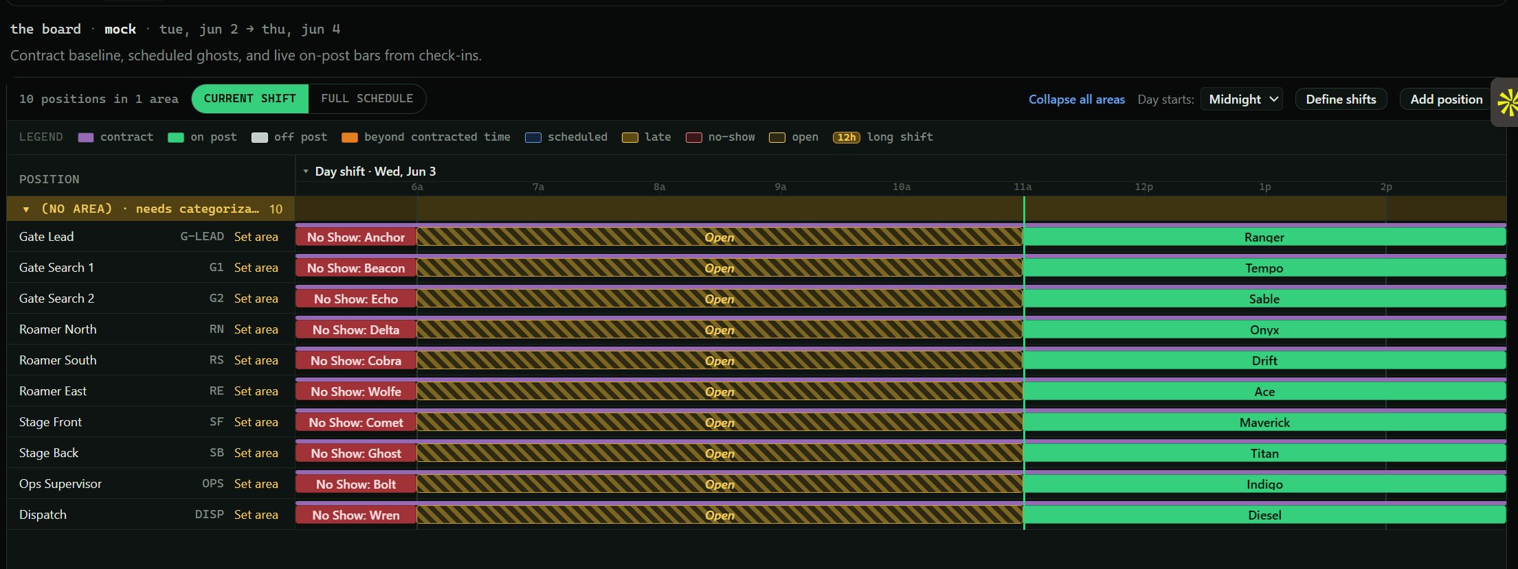 Standby live board